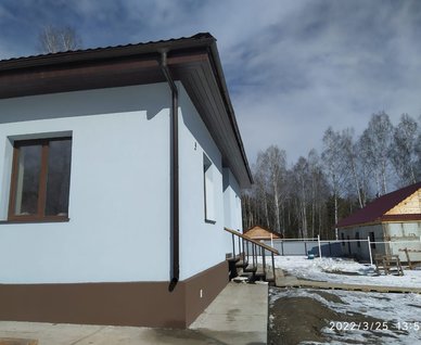 Просторный дом из газобетона три спальни с террасой