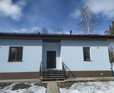 Просторный дом из газобетона три спальни с террасой